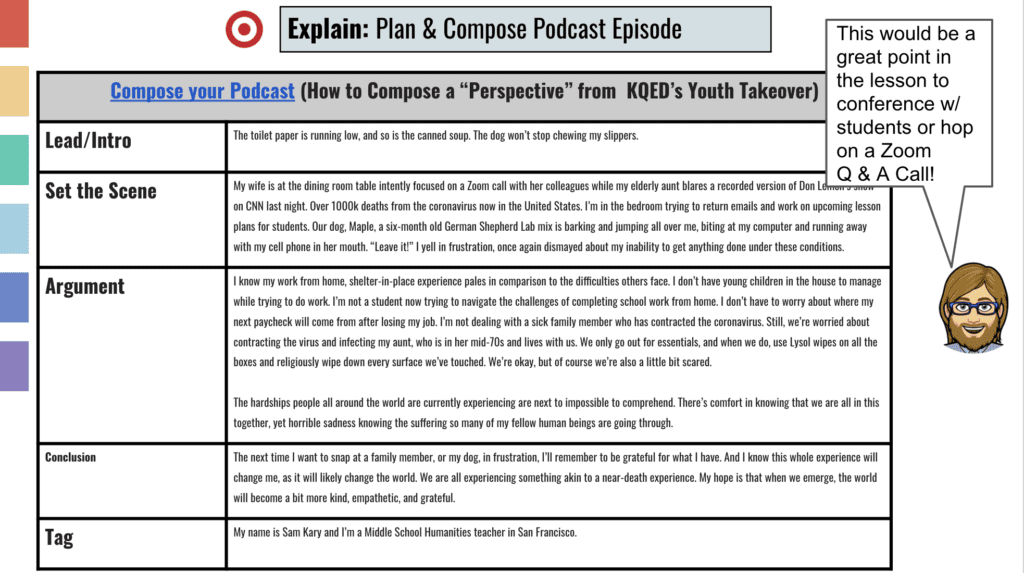 Example Completed Podcast Draft