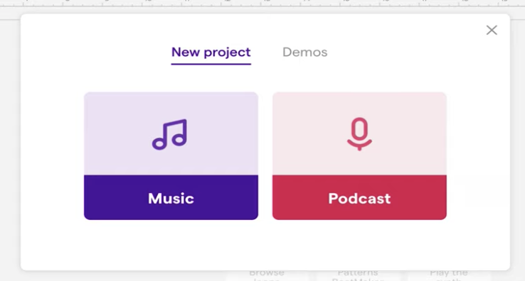 Choose a Podcast in the Soundtrap Studio