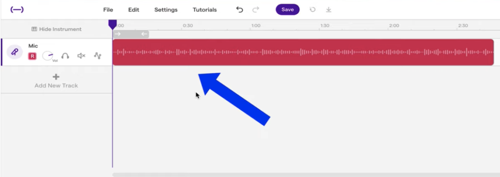 Audio Layer in Soundtrap Studio