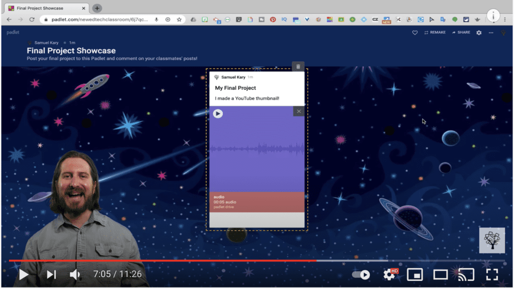 Record Audio in Padlet