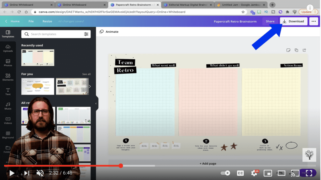Add Google Jamboard Backgrounds with Canva Edu | New EdTech Classroom