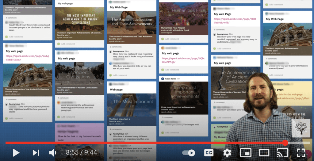 Share Adobe Webpages on a Padlet Board