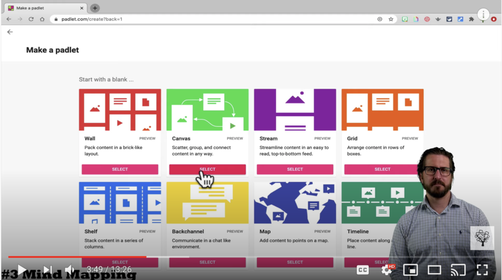 Padlet Canvas Board