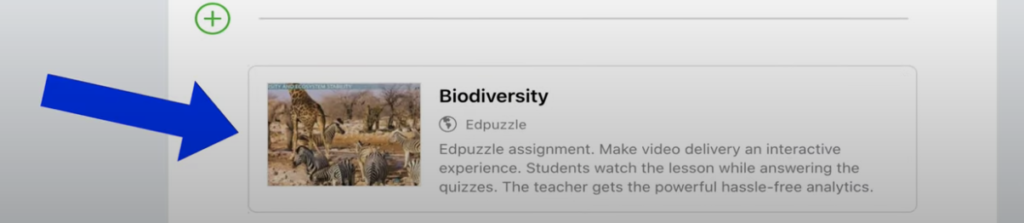 Add a Link to an Interactive Edpuzzle Assignment in Wakelet