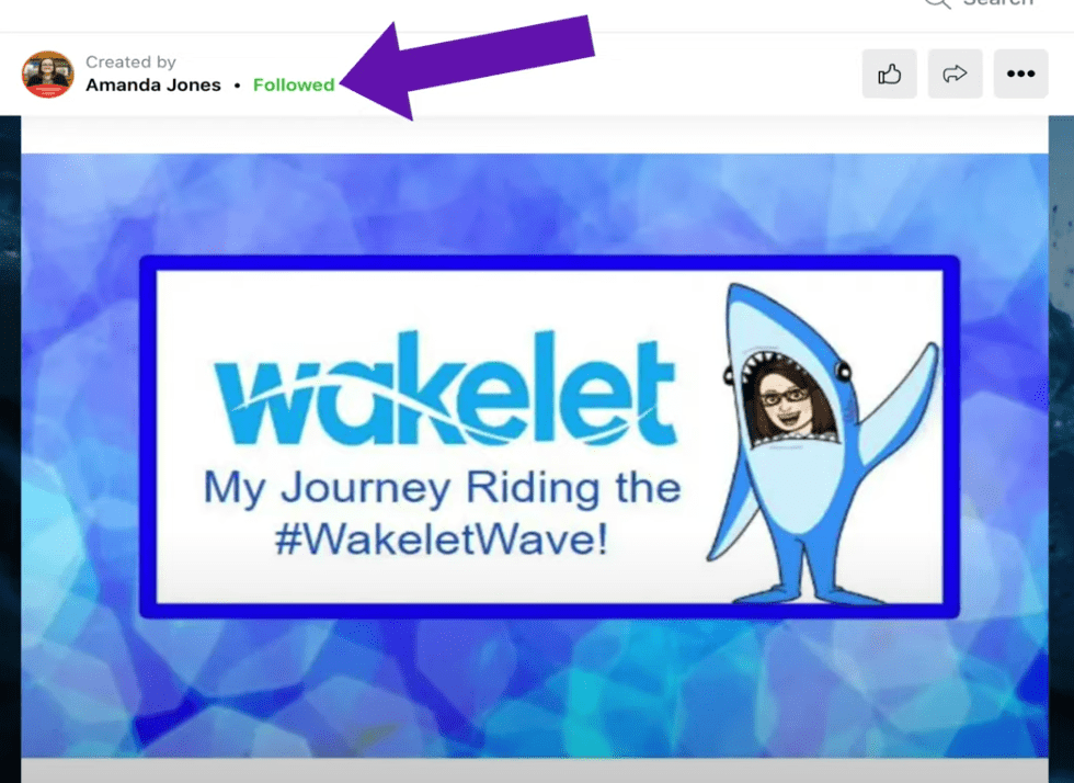 Follow Other Wakelet Creators